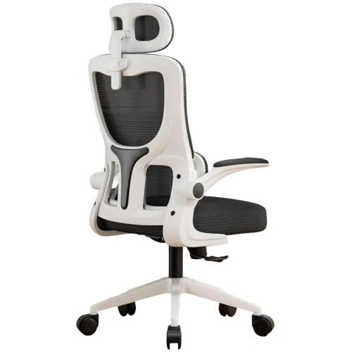 Mesh Ergonomic Office Chair With Dual-backrest 360°Swivel Staff Guest Executive Chair For Gaming & Office Use