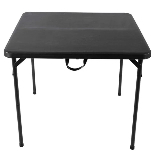 New Design Folding Square HDPE Plastic Table Easy to Carry 2.8Ft Foldable Square Dining Table for 4-6 Person Use