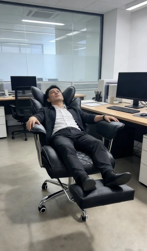 Wholesale Furniture Armchair Computer Swivel Luxury Boss Executive Office Chairs Leather Computer Chair Foot Pedal