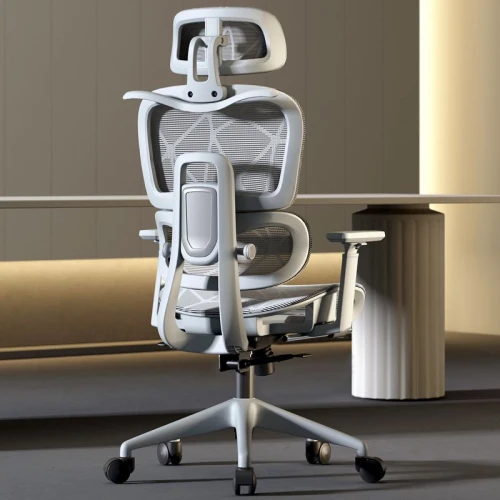 Luxury Design Moving Modern Mesh Fabric Ergonomic Office Chair Swivel Fabric Chair Office Furniture