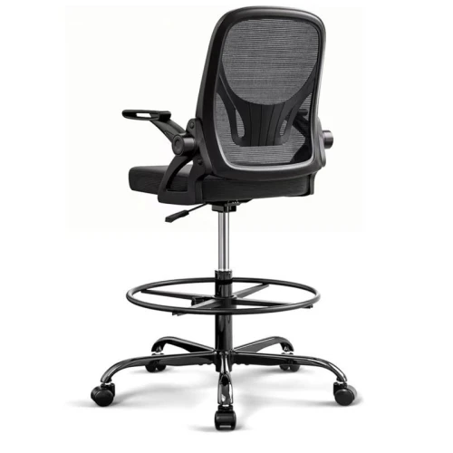 New Design Adjustable Seat High Ergonomic Swivel Mesh Office Chair With Lifted Armrest