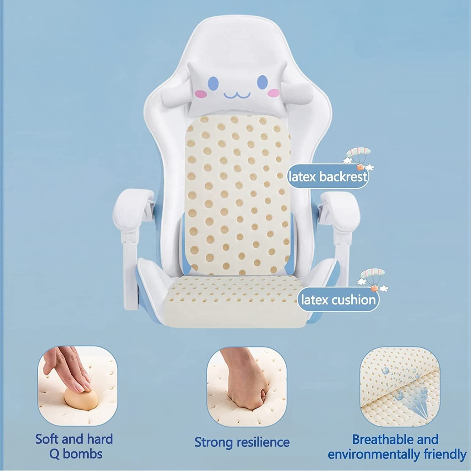 High Quality PU Leather Ergonomic Recliner Cute Gamer Chair Gaming Chair