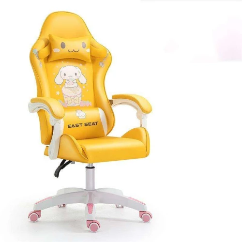 Ergonomic Swivel Steel frame Racing Gamer Gaming Chair With Footrest