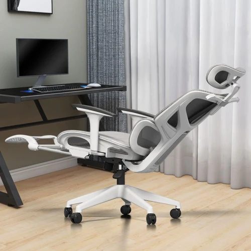 Ergonomic Modern Computer/E-Sports Chair Massage Adjustable Waist Protection Reclining for Home Office Comfort-Factory