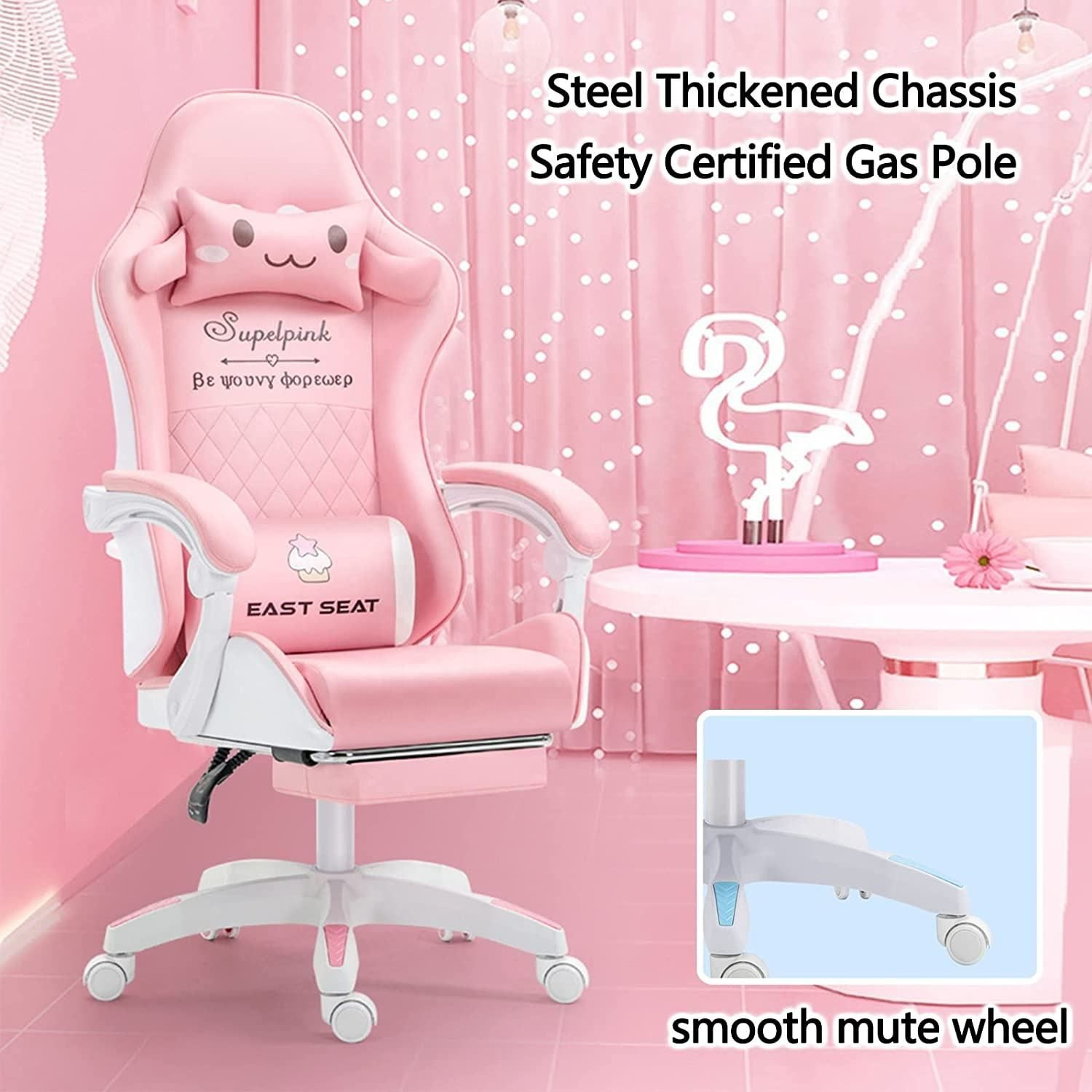 High Quality PU Leather Ergonomic Recliner Cute Gamer Chair Gaming Chair