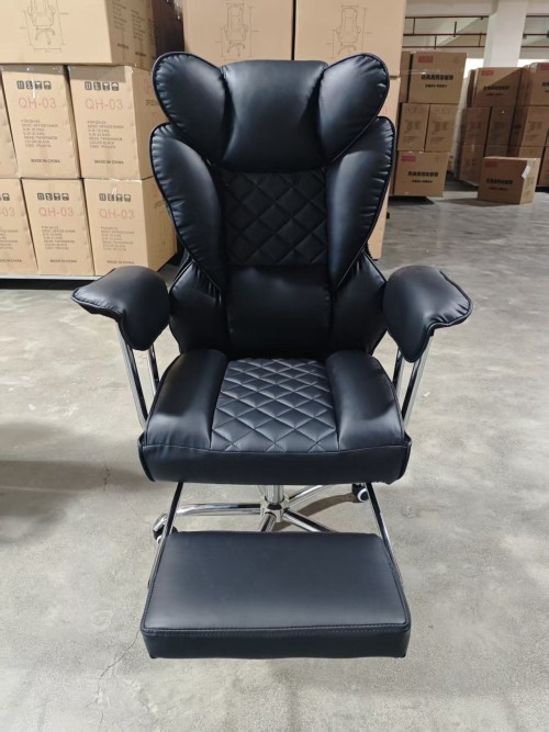 Wholesale Furniture Armchair Computer Swivel Luxury Boss Executive Office Chairs Leather Computer Chair Foot Pedal