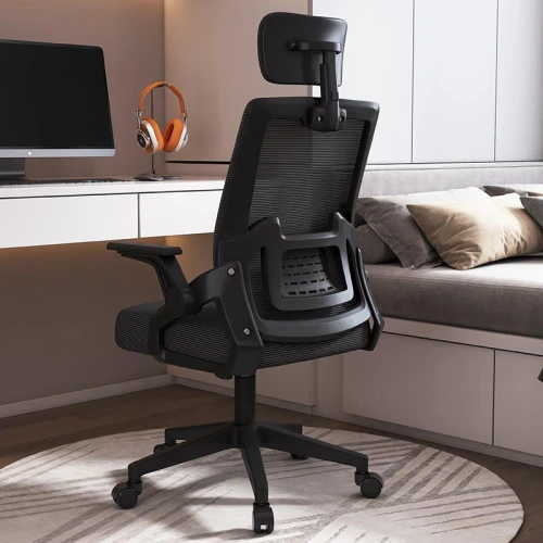 Luxury Modern Mesh Boss Computer Chair Ergonomic Office Chair with Adjustable Headrest for Workplace Use