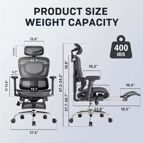 Wholesale Comfortable Swivel Luxury Moving Rocking Mesh Fabric Pro President Chair Ergonomic Office Chair with Leg Rest