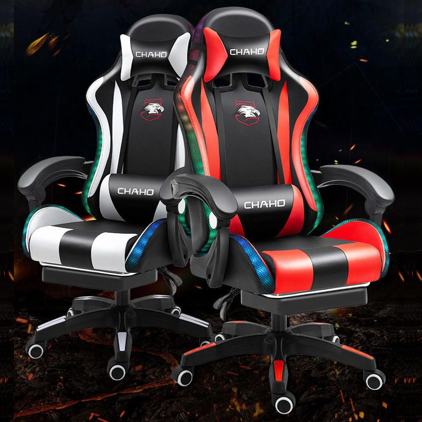 Modern Custom Color Computer Gaming Chair with Height Adjustable Armrest and 360 Swivel for Home And Office Use