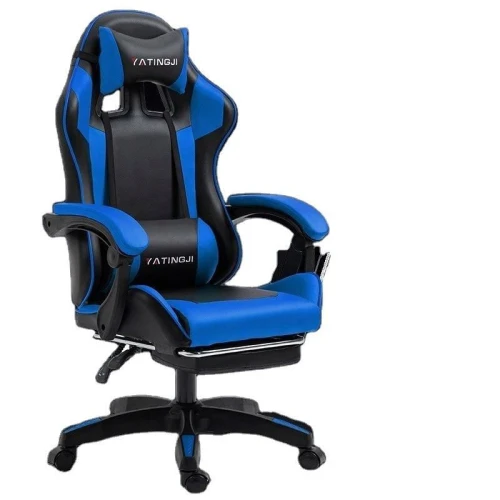 Gaming Chair E-sports Chair Pu Leather Gaming Chair Pu Leather Gaming Chair Modern Gaming Chair with Footrest
