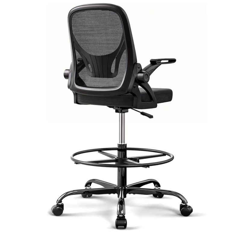 New Design Adjustable Seat High Ergonomic Swivel Mesh Office Chair With Lifted Armrest