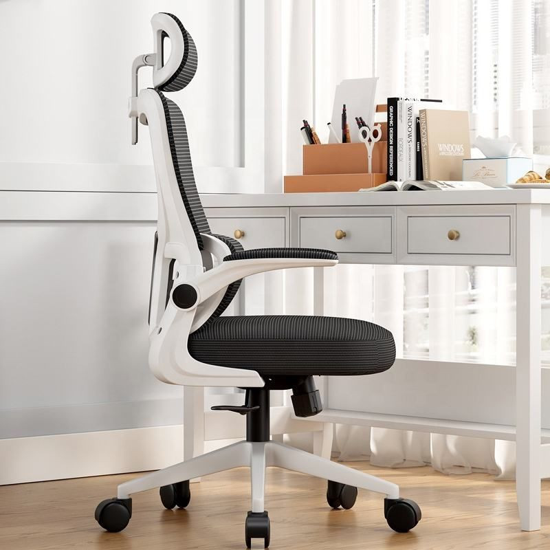 Mesh Ergonomic Office Chair With Dual-backrest 360°Swivel Staff Guest Executive Chair For Gaming & Office Use