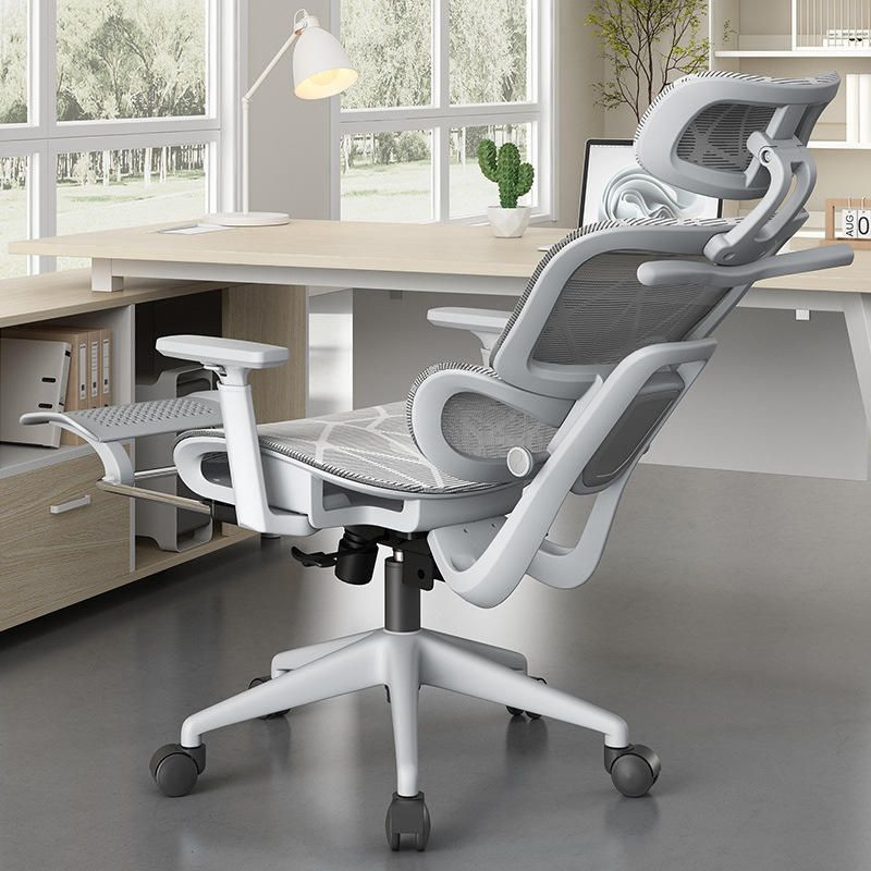 Luxury Design Moving Modern Mesh Fabric Ergonomic Office Chair Swivel Fabric Chair Office Furniture