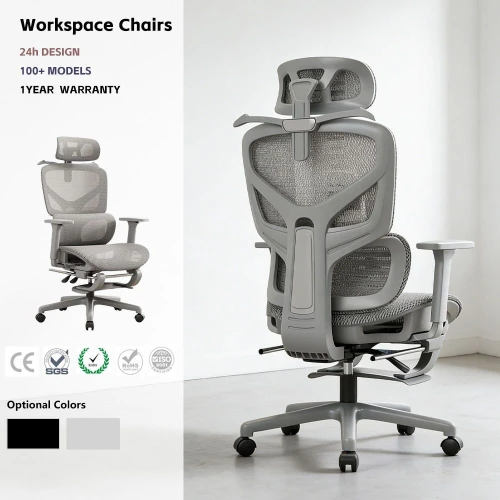 Ergonomic Modern Computer/E-Sports Chair Massage Adjustable Waist Protection Reclining for Home Office Comfort-Factory